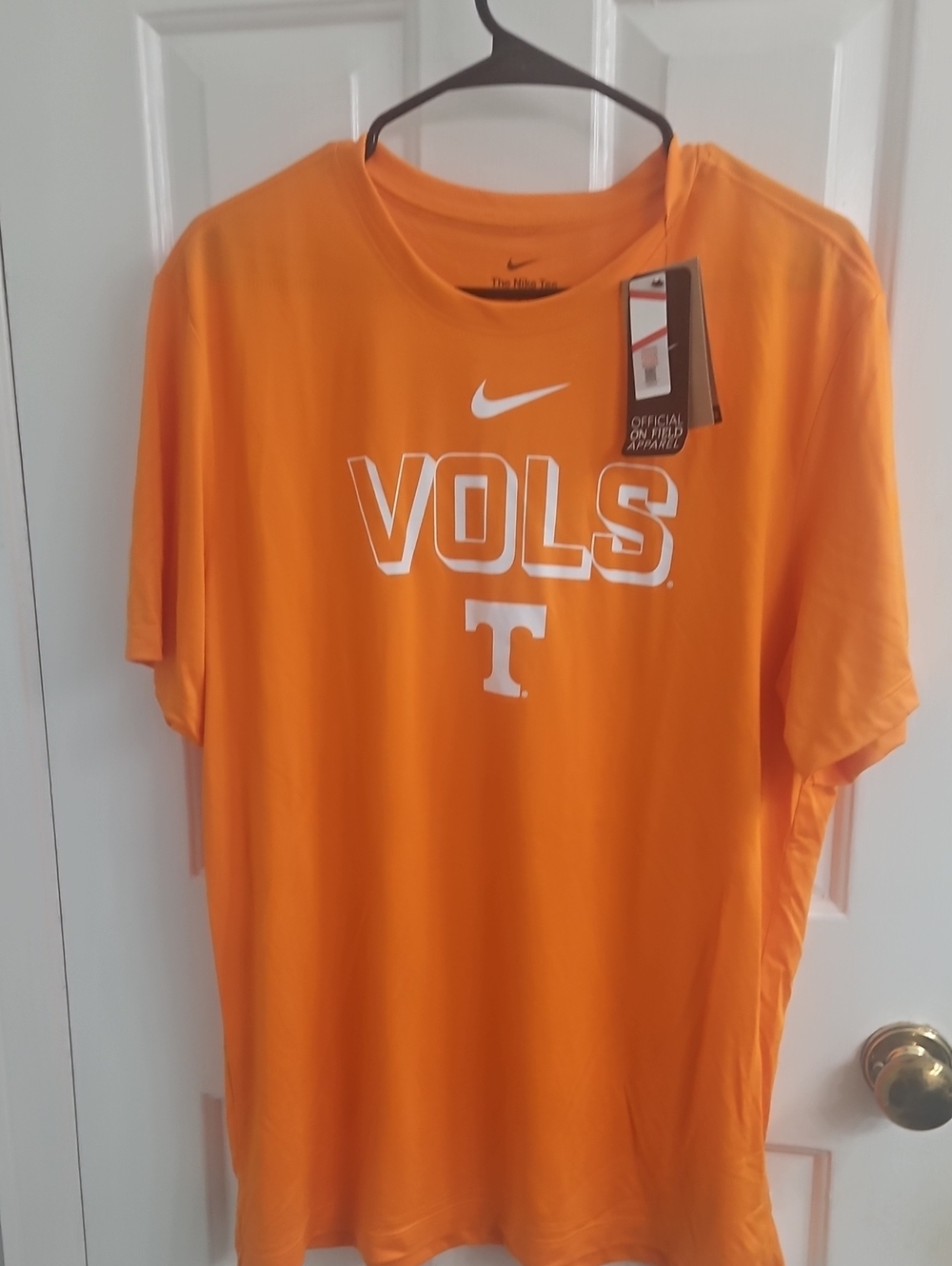 Nike Orange 'VOLS' Tennessee Logo Performance Tee